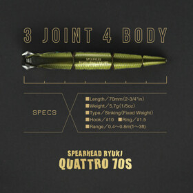 Spearhead Ryuki Quattro 70S Yamame SNA4034