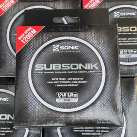 Sonik: Vlasec Subsonik Clear 0,31mm 15lb 1200m