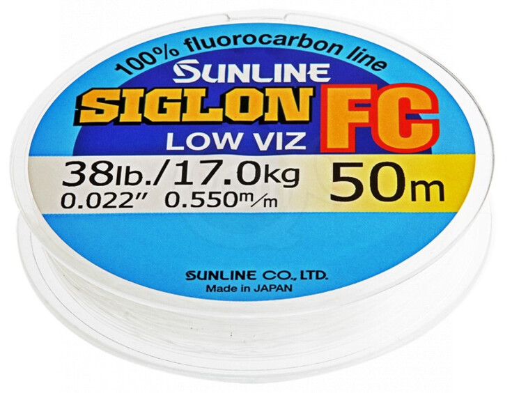 Sunline 100% Fluorocarbon 0,019mm 14,4kg 50m