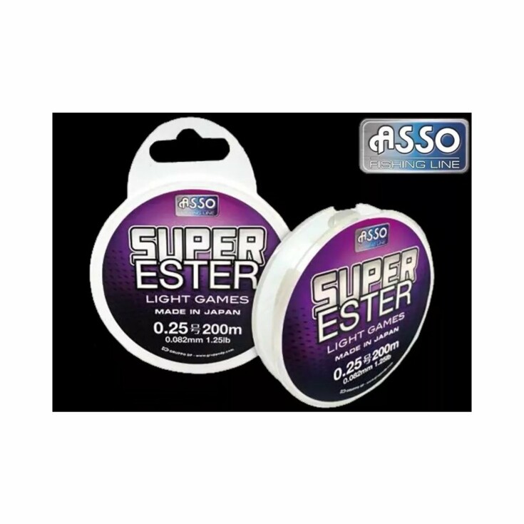 ASSO Trout Area Super Ester 0,090mm 1,5lb 200m