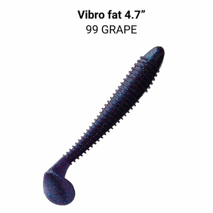 Vibro Fat 12cm 99 grape 4ks