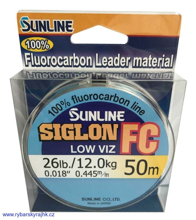Sunline 100% Fluorocarbon 0,445mm 12kg 50m