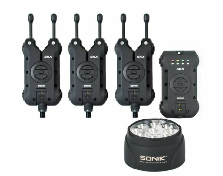 Sonik: Sada hlásičů SKX 3 1 Alarm   Bivvy Lamp