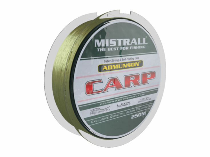 Mistrall vlasec Admunson – Carp camou 250 m, průměr 0,20 mm
