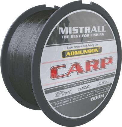 Mistrall vlasec Admunson - Carp black 600m, průměr: 0,35mm