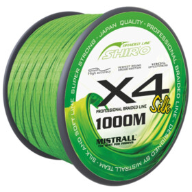 Mistrall šňůra Shiro Braided Line X4 1000m, průměr: 0,10 mm