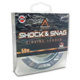 Anaconda šokový návazec Sinking Shock & Snag Leader 0,45 mm 50 m