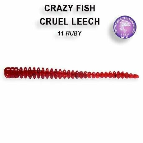 Cruel Leech 5,5cm barva 11 rubby