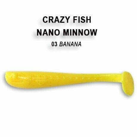 Nano Minnow 4cm barva 3 banana
