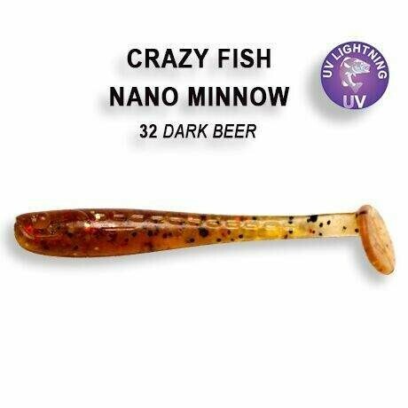 Nano Minnow 4cm barva 32 dark beer