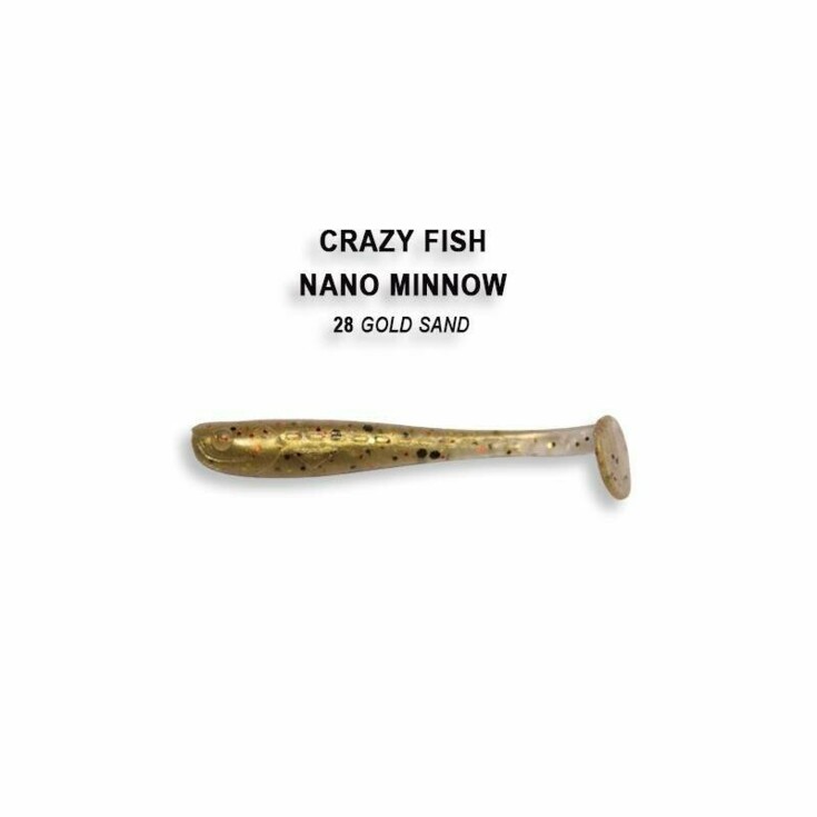 Nano Minnow 4 cm 28 gold sand