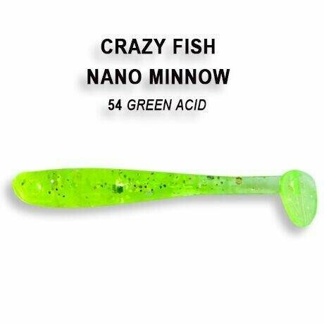 Nano Minnow 4cm barva 54 green acid