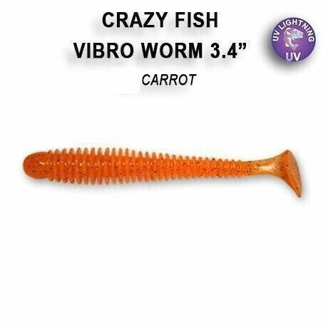 Vibro worm 5cm barva 18 carrot