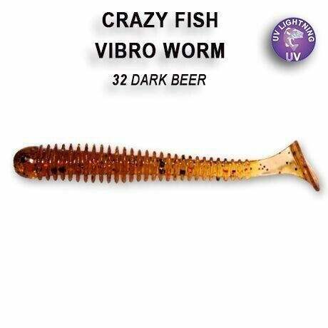 Vibro worm 5cm barva 32 dark beer