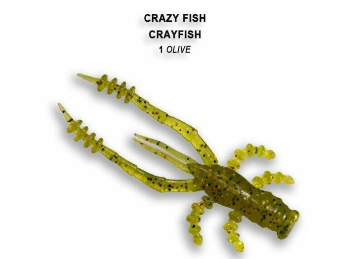 Crayfish 4,5cm 1 olive
