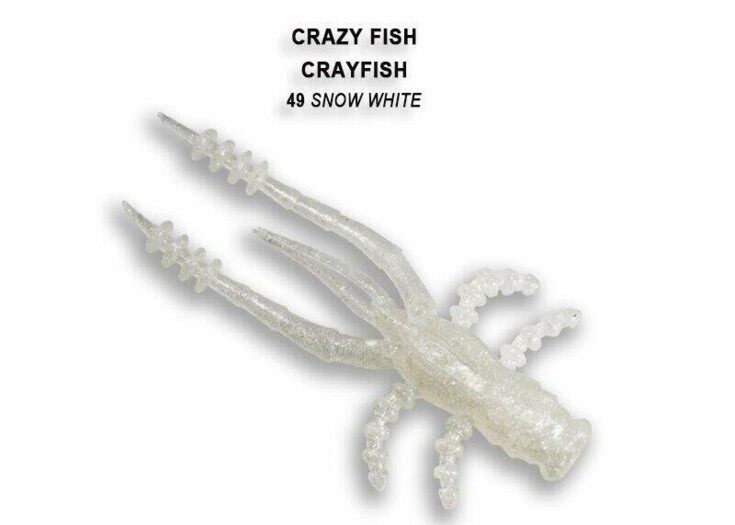 Crayfish 4,5cm 49 Snow white