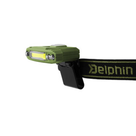 Čelová lampa Delphin RAZOR USB