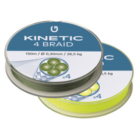 Kinetic 4 Braid 150m 0,14mm/14,8kg Fluo Yellow