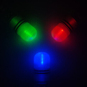 Deamons sklopná tyčová bójka 05 s RGBS led diodou (červená, zelená, modrá), sensorem a vypínačem