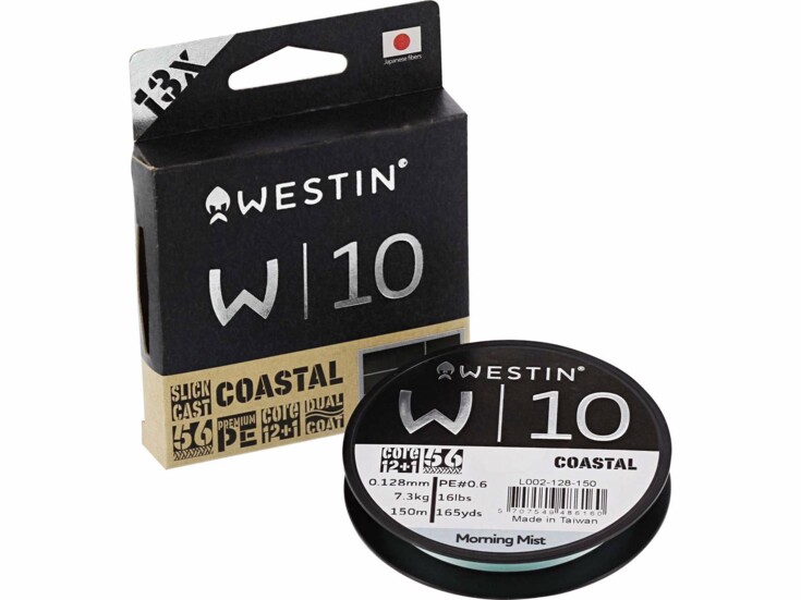 Šňůra: Westin W10 13 Braid Coastal Morning Mist 0,128mm 7,3kg 150m