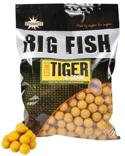 Dynamite Baits Boilies Big Fish Sweet Tiger&Corn 15 mm 1,8 kg