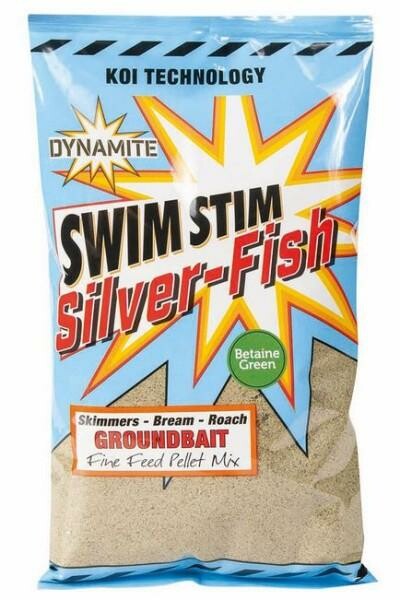 Dynamite Baits Groundbait Swim Stim Silver Fish Betain Green 900g