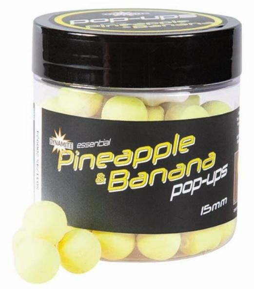 Dynamite Baits Pop-Ups Fluro Pineapple&Banana 15 mm