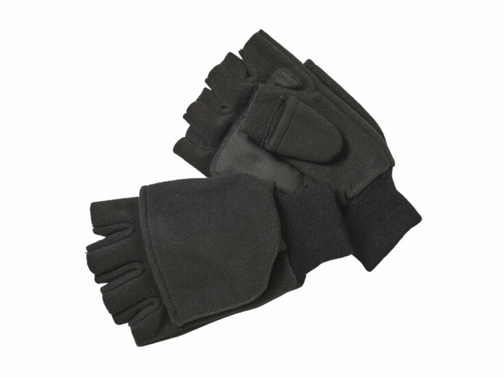 Zimní rukavice proti větru Kinetic Wind Stop Fold Over Mitt Black XL