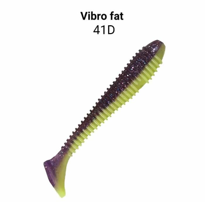 Vibro Fat 10cm 41D 4ks violet charteuse