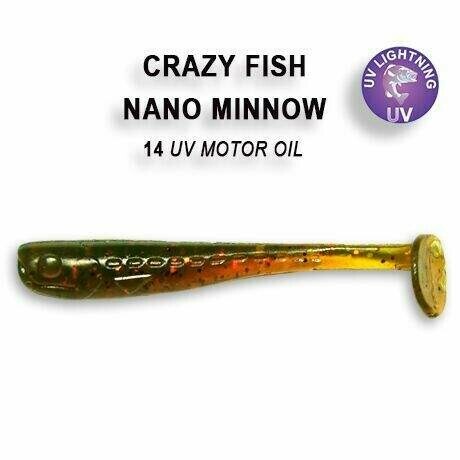 Nano Minnow 4 cm barva 14 motor oil