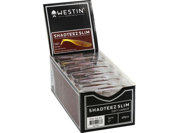 Westin: Gumová nástraha ShadTeez Slim 5cm 1g Baitfish (BOX48)