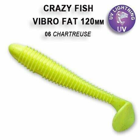 Vibro Fat 12cm 6 chartreuse 4ks