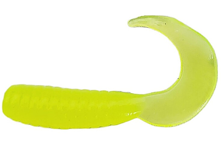 Twister King 3 cm No.016 Fluo Green 10 ks