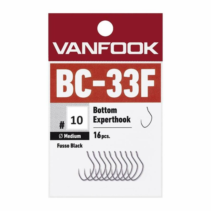 Vanfook Bottom Experthook BC-33F vel. 10, 16ks