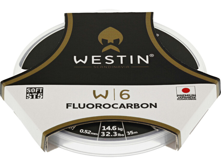 Westin W6 ST5 FLUOROCARBON CLEAR 0.52 MM 14.6 KG