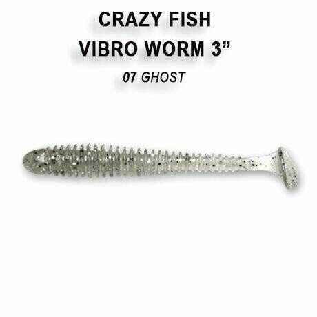 Vibro Worm 7,5cm barva 7 ghost