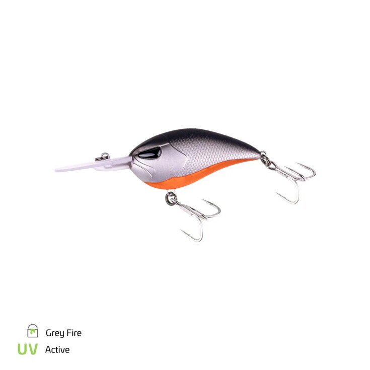 ZECK - sumcový vobler - Cat Crank 7,5cm|3m F Barva: Grey Fire