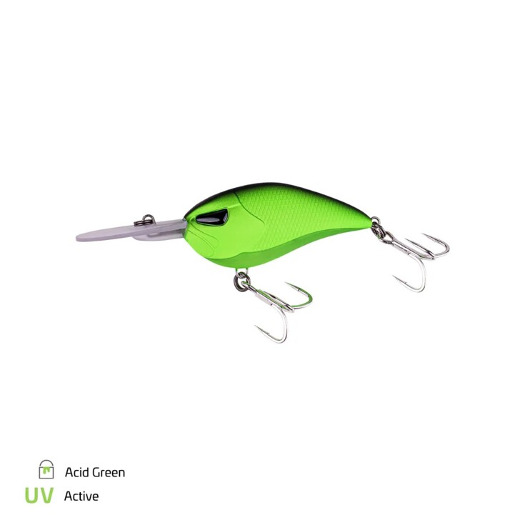 ZECK - sumcový vobler - Cat Crank 7,5cm|3m F Barva: Acid Green