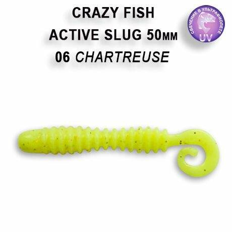 Active Slug 2 5cm barva 6 chartreuse