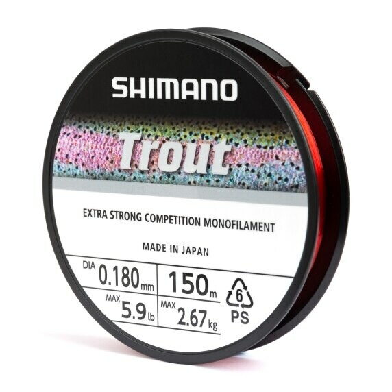 Shimano Mainline Line Trout Competition 150m 0.14mm 1.7kg Red