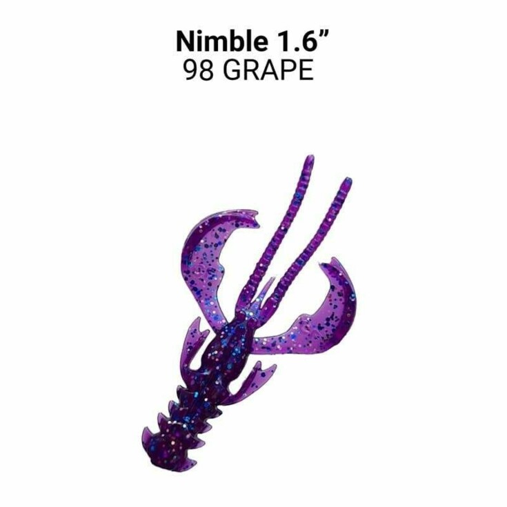 Nimble 4cm barva 98 grape  balení 9 kusů