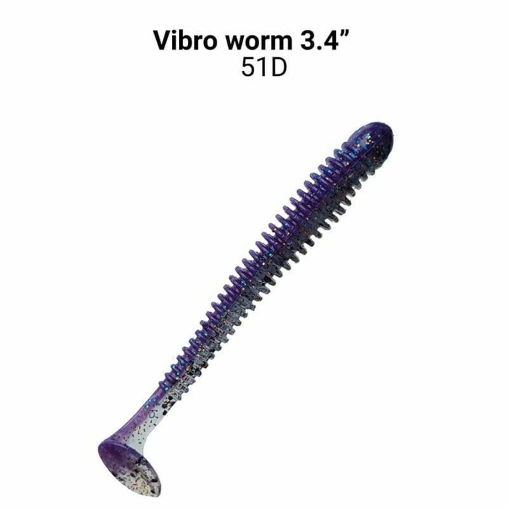 Vibro Worm 8,5cm barva 51D floating