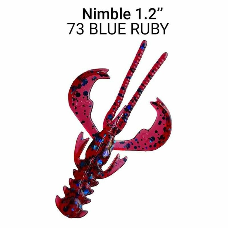Nimble 3cm barva 73 Blue Ruby 16 ks