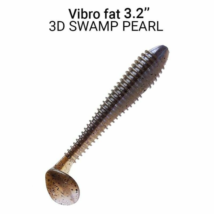 Vibro Fat 8cm barva 3D swamp pearl 5ks