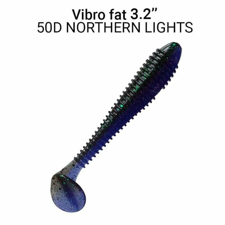 Vibro Fat 8cm barva 50D Northern Lights 5ks