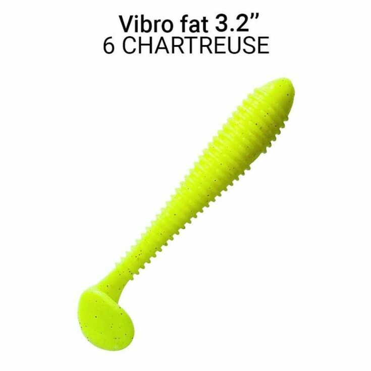 Vibro Fat 8cm barva 6 chartreuse 5ks