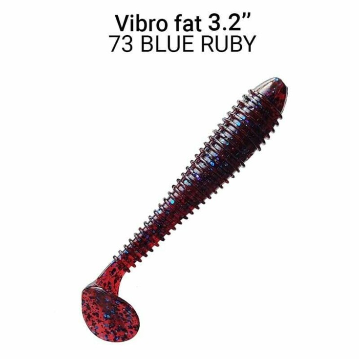 Vibro Fat 8cm barva 73 Blue Ruby 5ks
