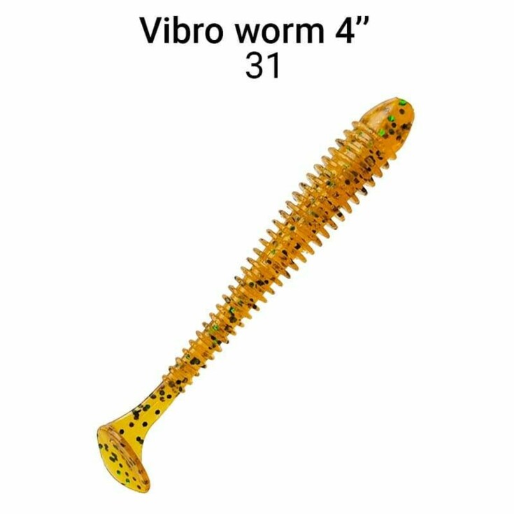 Vibro Worm 10cm 31 light beer 5ks