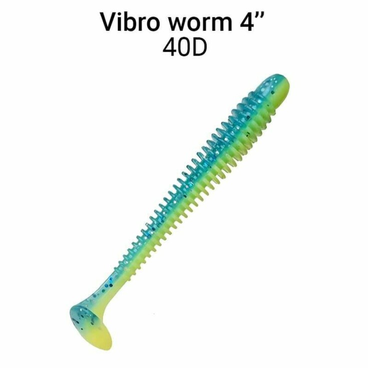Vibro Worm 10cm 40D  5ks
