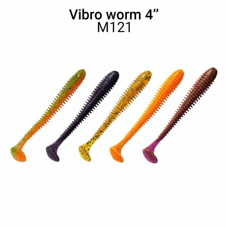 Vibro Worm 10cm M121 mix 5ks